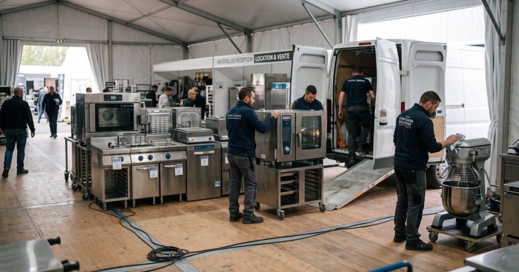 Matériel de cuisine professionnel pour événementiel à louer, ustensiles et équipements de traiteur